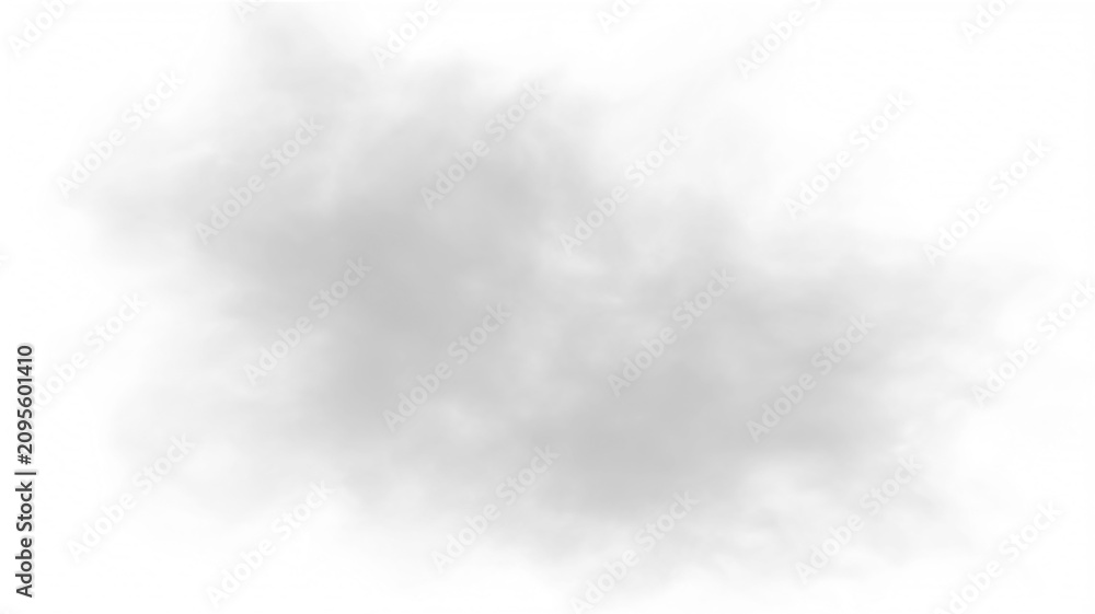 Obraz premium Steam and smoke png with floating mist particles, dark smog atmosphere, transparent isolated cloud effect, explosion dust motion and realistic air pollution concept design.