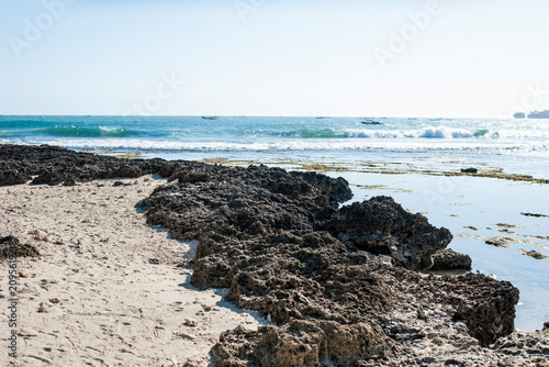 beach and rocks