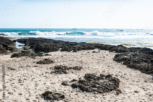 beach and rocks