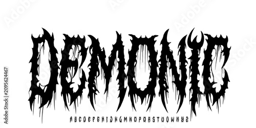 Photography Death Metal, font Metal, Heavy metal font