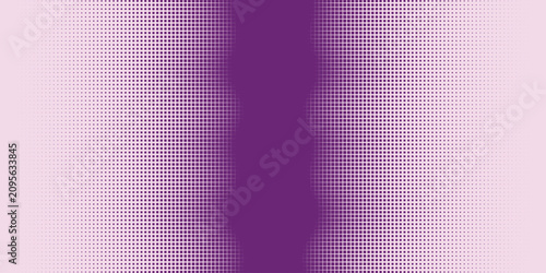 Принти на полотні Purple halftone pattern with gradient effect featuring a vertical arrangement of