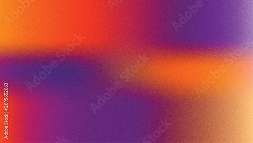 Принти на полотні Purple Orange Gradient Background, Abstract Colorful Purple Grainy Gradient Bann