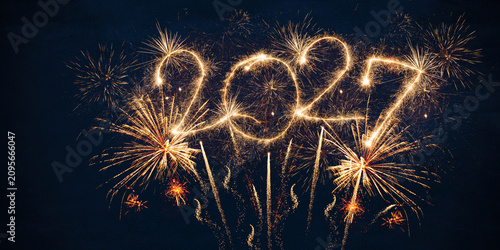 Canvastavla happy new year, new year's eve, silvester, new years eve, sparklers celebration