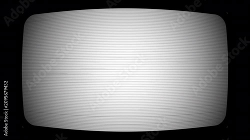 Retro CRT scanline texture background overlay Curved lens 4K Video