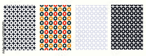 Set of patterns for Wrapping Paper, Gift Wrap, Scrapbook, Print on demand, Craft Paper and Textile Pattern