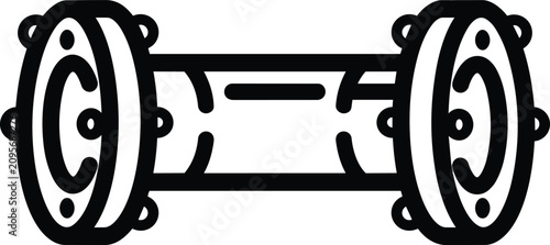 Industrial pipe flange connector for plumbing or gas