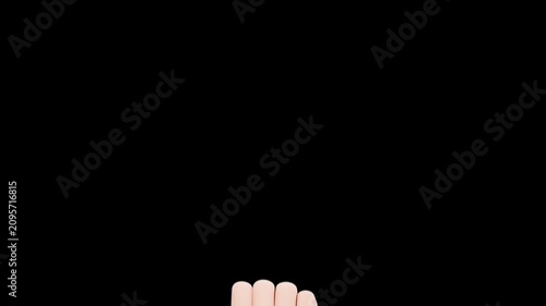Raised Fist with Rainbow Wristband in Front of Clouds