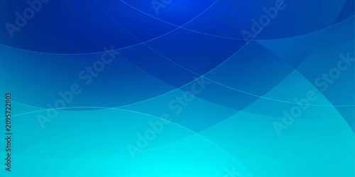 фотографія Abstract Blue Wave Background with Smooth Flowing Curves, Gradient Lines and Mod