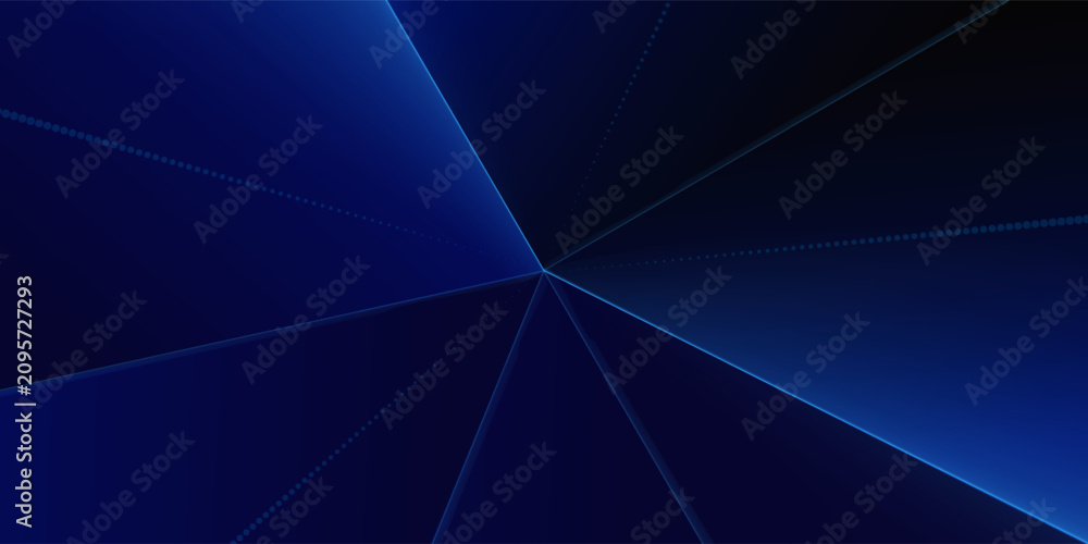 Obraz premium Modern abstract technology background With blue tech banner, corporate business concept, Digital Ads, business presentation or tech event poster