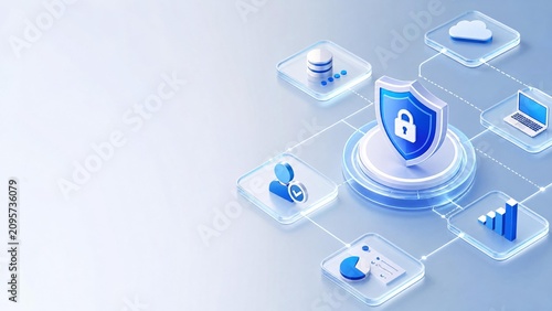 business data breach report layout displaying data privacy controls