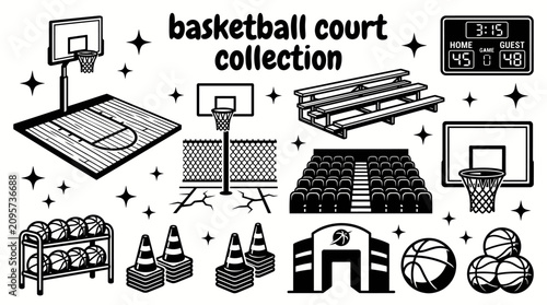 Foto indoor and outdoor basketball courts featuring hardwood floors street courts hoo
