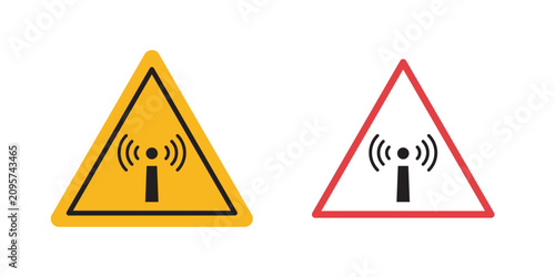 Non ionizing radiation hazard sign