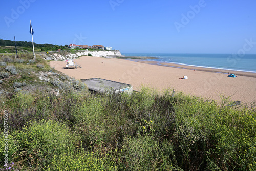 Joss Bay at Broadstairs in Kent July 2026. 