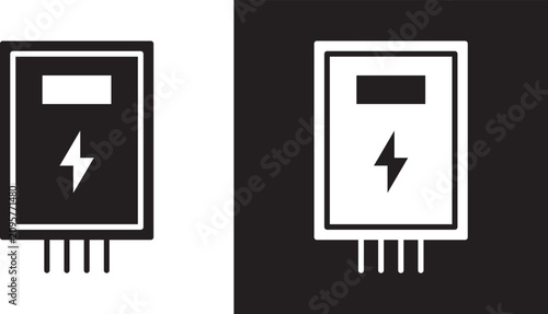 Foto Electricity box icon