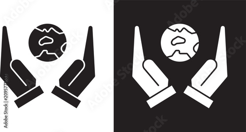 Obraz na płótnie Environment protection icon