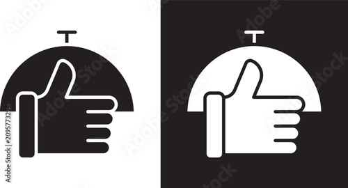 Quadro su tela Good food icon