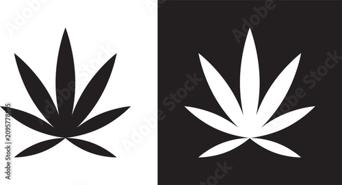 Canvastavla Marijuana icon