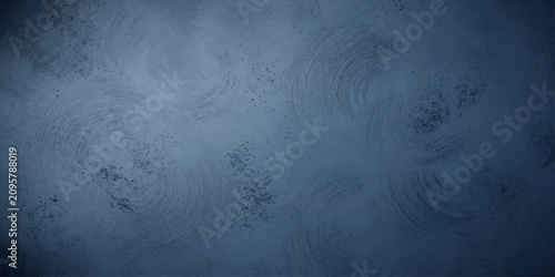 Tableau sur toile An abstract background resembling frost patterns on a windowpane, with swirling icy textures and a cool blue color palette, evokes a sense of winter chill and serene beauty
