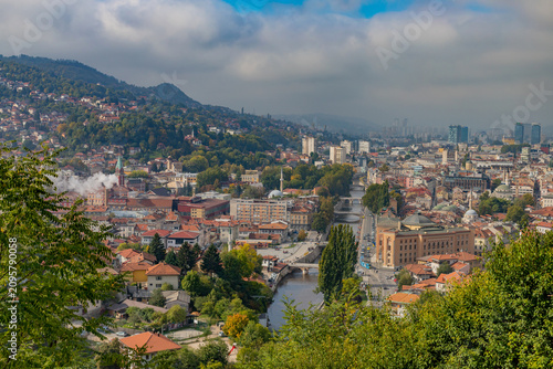 Sarajevo city view