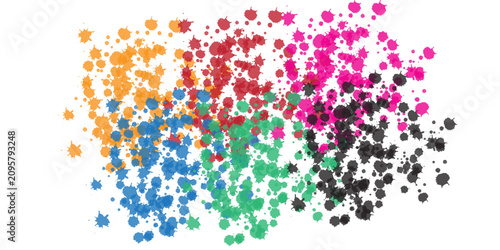 Elegant Watercolor Splash Vector Background in Adobe Illustrator EPS10
