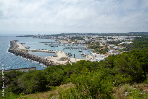 Santa Maria di Leuca, Puglia, southern Italy, basilica and promontory