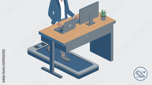 Photos Corporate Walking Pad Under Desk for Low-Intensity Movement