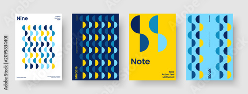 Bild auf Leinwand Creative Brochure Design