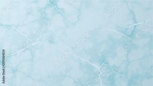 Tableau sur toile Abstract blue grunge paper texture and winter ice pattern backdrop