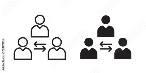 Quadro su tela Mediator icon