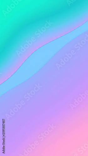 Abstract blue and cyan wavy gradient background texture