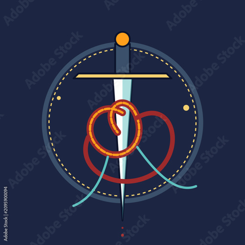 Fotografi Minimalist digital artwork with cyan glowing shapes centered vertically on a plain dark black background