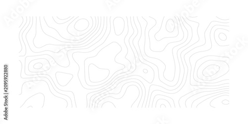 Foto Elegant Topography Line Pattern with Abstract Land Relief Contours and White Pap