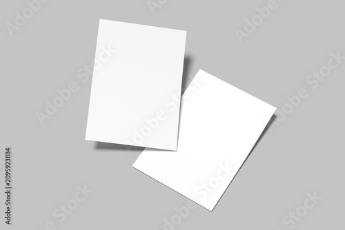 A4 Flayer Blank Mockup