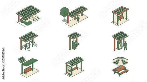 Urban Heat Adaptation Infrastructure with Solar Energy