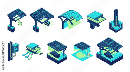 Urban Heat Adaptation Solar Design Elements