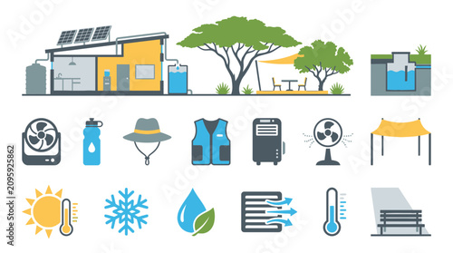 Urban Heat Adaptation Strategies and Tools