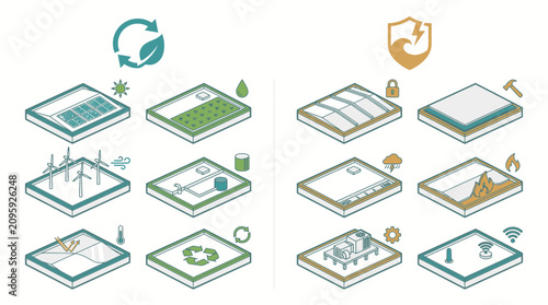 Urban Heat Adaptation Strategies Illustrated