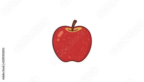 Red Apple Isolated Transparent Background