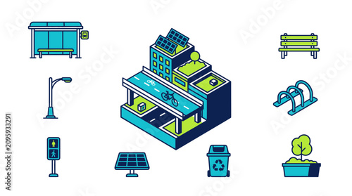 Urban Heat Adaptation: Sustainable City with Green Infrastructure
