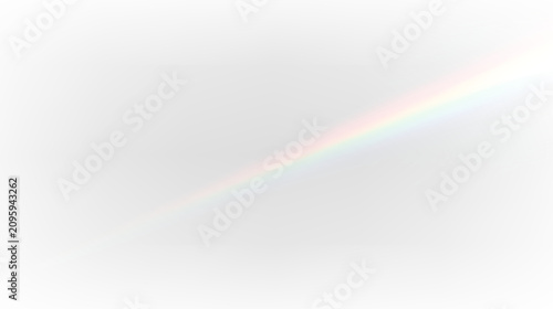 Bild auf Leinwand Holographic Crystal Light Leak with Spectrum Glow PNG