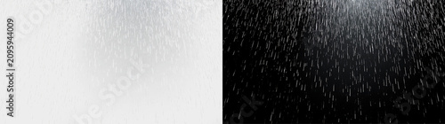 Fotografie Falling Rain Texture with Splashing Water Drops PNG