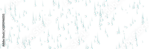 Foto Deep Ocean Cyan Rain On Window Glass Drops Overlay - Transparent PNG Effect