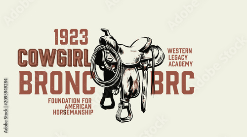 Photos Retro style cowgirl country