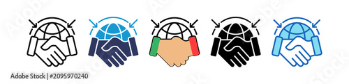 Foto Community Engagement multiple icon