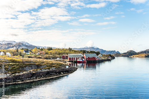 Obraz na plátně Selsoyvik Trading Post is one of Helgeland?s oldest and most esteemed accommodat
