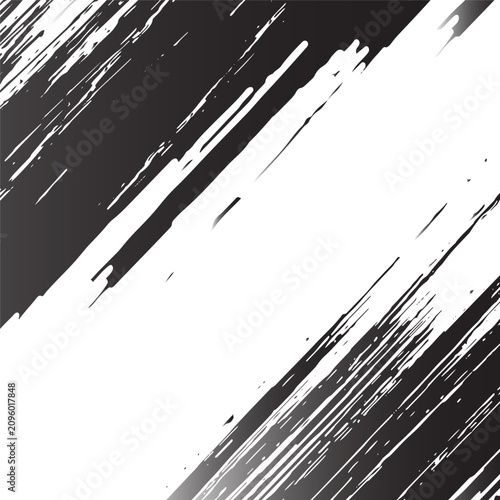 Black and white Grunge Background. Grunge overlay layer. Abstract black and white vector background. Monochrome particles abstract texture.