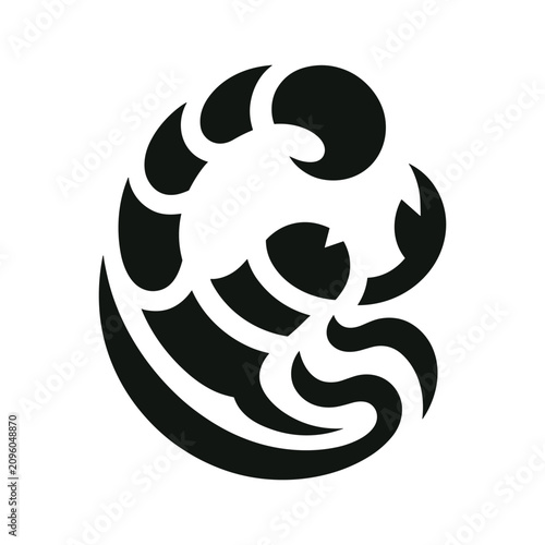 Scorpion Silhouette SVG | Scorpion Vector Clipart