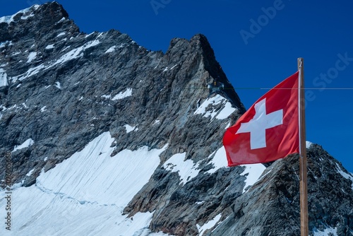 Cuadro en lienzo Ausblick vom Jungfraujoch