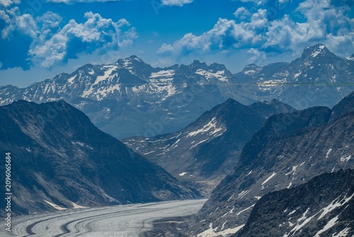 Cuadro en lienzo Ausblick vom Jungfraujoch