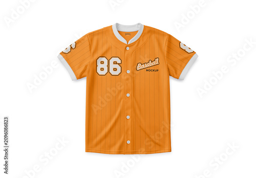 Baseball Jersey Mockup for Editorial Layout and Brand Communication